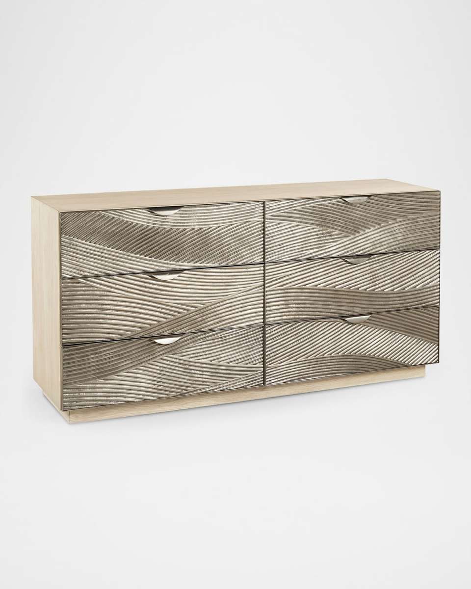 Water Capillary Cast Metal Texture Double Dresser